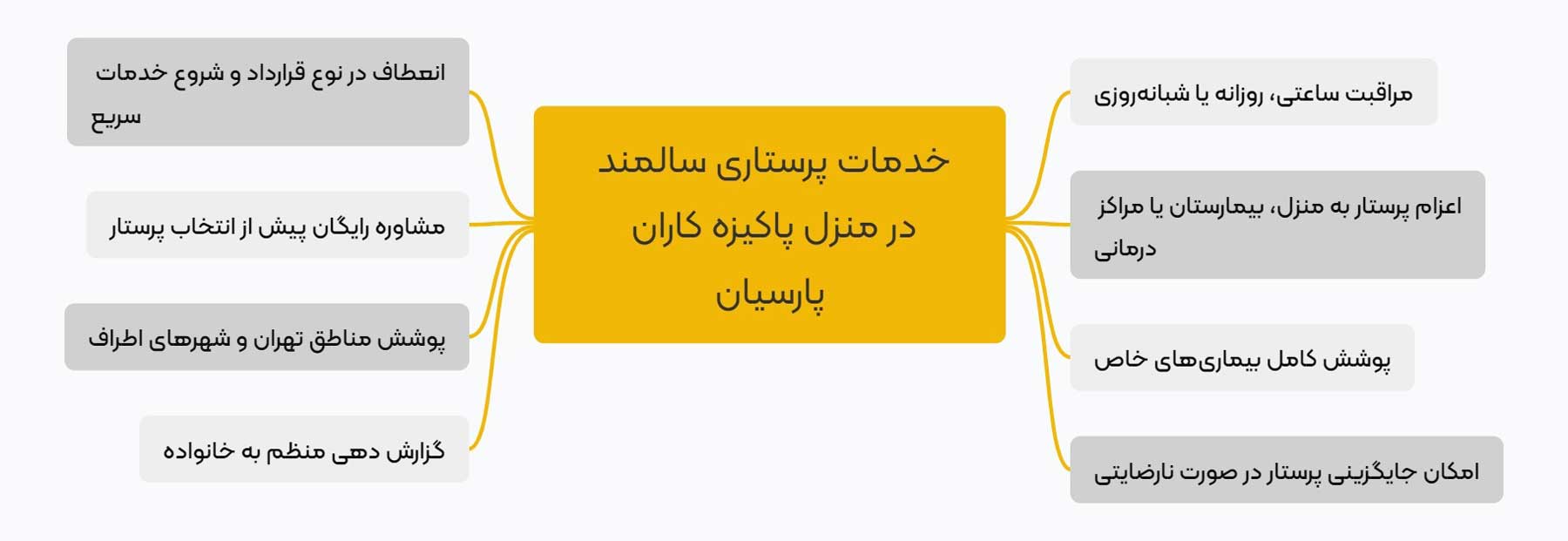 خدمات پرستاری سالمند در منزل پاکیزه کاران پارسیان